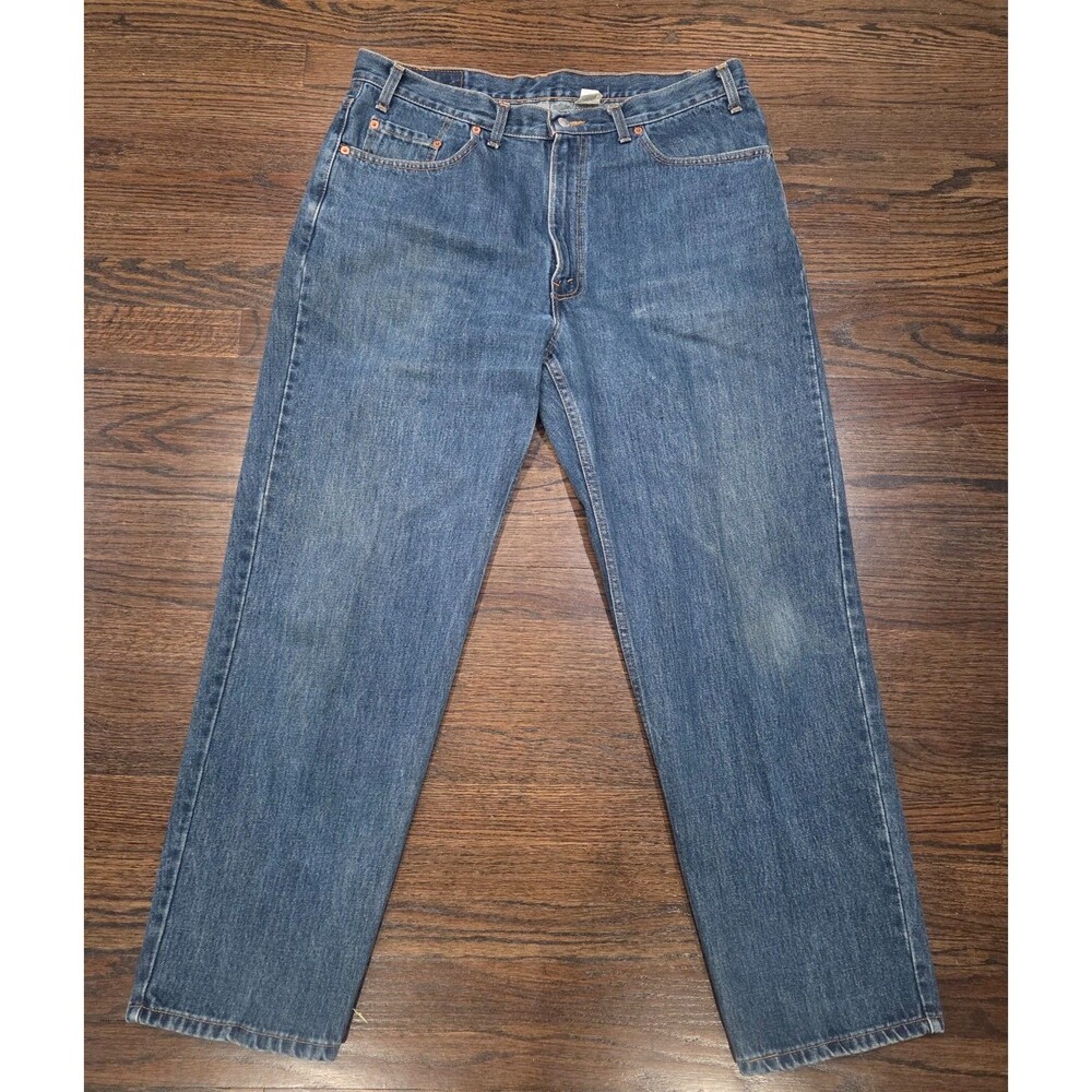 Vintage Levis 550 Relaxed Fit Jeans Mens 38x30 Made in Canada Feb 2002 Tapered